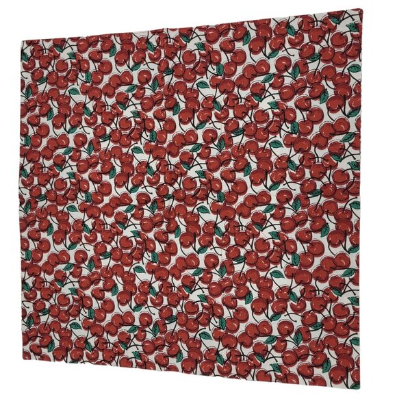 Four Reversible Star Napkins Red, Green, Brown and Blue Patchwork Cotton, Cherri - Picture 7 of 10